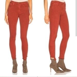 FRAME Denim Le High Skinny Cut Off Jeans Burnt
Henna Wash​​